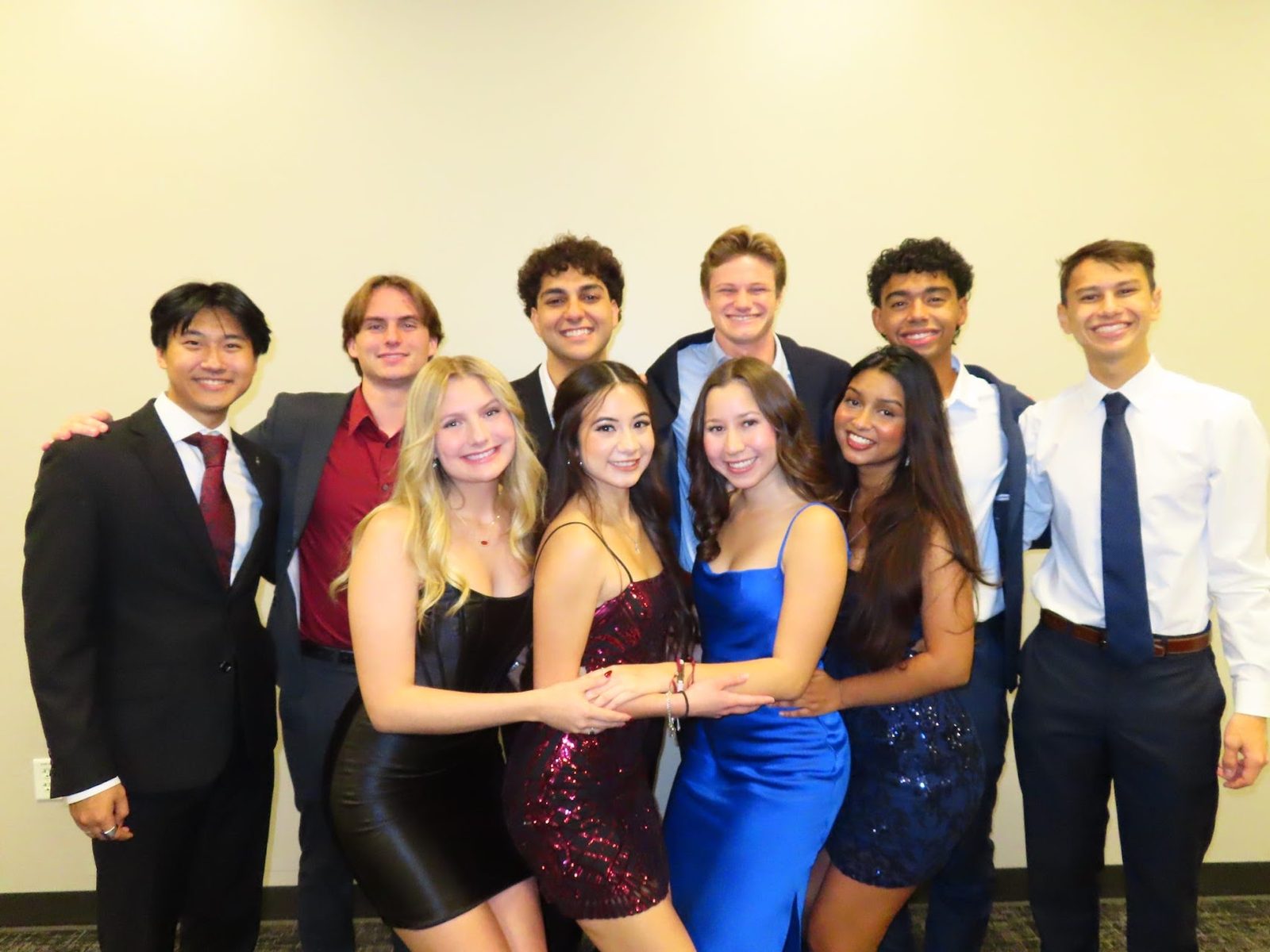 Ali Rad with his FREE Internal committee at the winter formal